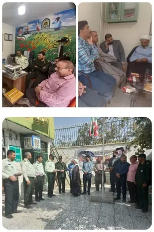تقدیر وتشکر از خادمان نظم و امنیت در هفته فراجا توسط فرمانده گردان108 امام حسین (ع)شهرستان برخوار