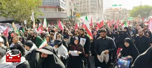 سیل خروشان مردم ایران اسلامی در مصلی امام خمینی ره تهران