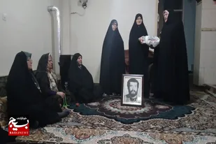 آیین تکریم مادران و همسران شهدا در پایگاه&zwnj;های حوزه حضرت خدیجه (س) همدان