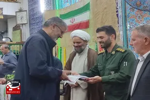 برگزای مراسم گرامیداشت هفته دفاع مقدس و تجلیل از عوامل یادواره شهدای حسین آباد شاملو ملایر