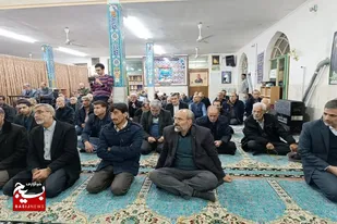 مراسم بزرگداشت شهدای کرمان در پایگاه های بسیج سرخه برگزار شد