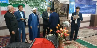 تجلیل بچه مسجدی های کانون امام علی (ع)جیرفت از بسیجیان نمونه