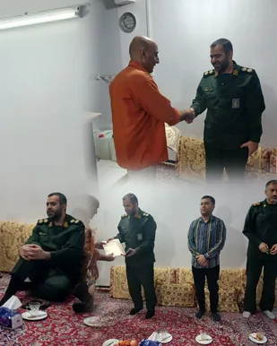 دیدار با خانواده معظم شهدا در آغاجاری بمناسبت هفته دفاع مقدس