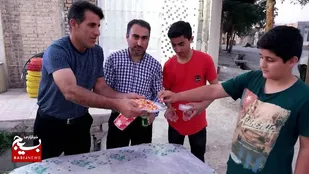 ایستگاه های صلواتی به مناسبت میلاد حضرت ابوالفضل العباس(ع)در گتوند برپا شد