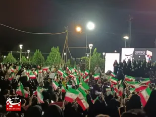 اجتماع بزرگ عفاف وحجاب در بوستان علوی قم