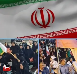 حضور باشکوه مردم باغیرت بندر هندیجان در تجمع حماسی