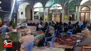 آیین سوگواری دهه اول ماه صفر در امامزادگان شهرکرد