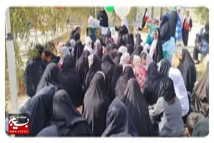 برگزاری جشن باشکوه انقلاب اسلامی در پارک بانوان شهرستان هامون با محوریت نقش آفرینی زنان