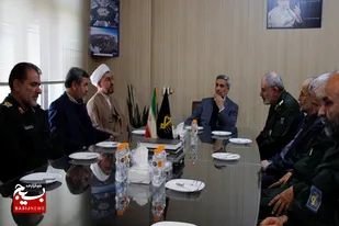 دیدار استاندار همدان با فرمانده سپاه انصار الحسین (ع) به مناسبت هفته بسیج