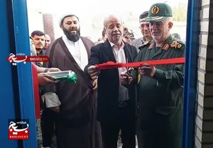 افتتاح سالن ورزشی روستای بویری توسط سپاه بوشهر