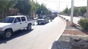 برگزاری رژه موتوری در بلداجی