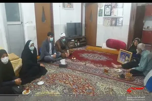 دیدار وسرکشی ازخانواده معظم شهید محمد مشایخی در زاهدان