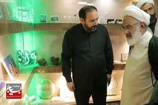 بازدید نماینده ولی&zwnj;فقیه در سپاه از تربت خانه امام حسین (ع) در کرمان