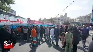 برگزاری مراسم جاماندگان اربعین حسینی در کرج+تصاویر