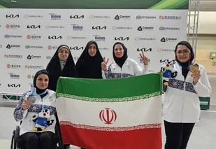 بانوی اردبیلی مدال طلای پاراتیراندازی جهان را به گردن آویخت