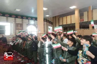 اجتماع پسران حاج قاسم در مسجد امام حسن مجتبی(ع) ملایر