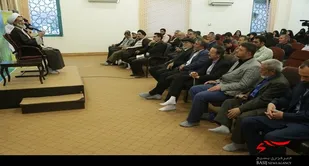 دیدارمداحان ومسئولان هیئات مذهبی با امام جمعه شهرکرد