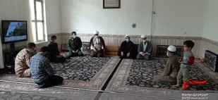 دیدار مسئولین سپاه دالاهو با امام جمعه اهل تسنن شهر ریجاب