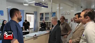 بازدید مدیر درمان تامین اجتماعی استان از بیمارستان فوق تخصصی البرز و قدردانی از زحمات کارکنان/کارکنان درمان همیشه در شرایط بحرانی بدور از خانواده&zwnj;های خویش و با ایثار در حال ارائه خدمت هستند