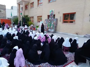 برگزاری یادواره شهدا در مدرسه شهید ثانی درچه