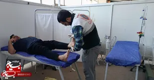 ۱۵ سال خدمت در خط مقدم سلامت و امدادرسانی سپاه امام رضا(ع)