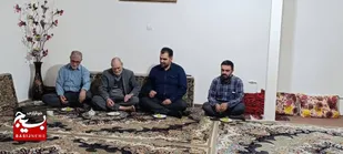 دیدار و تجلیل از خانواده شهید، به مناسبت هفته دفاع مقدس در مشکین دشت