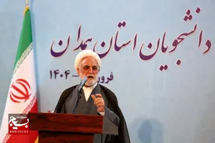 حضور ریاست قوه قضائیه در جمع دانشجویان همدان