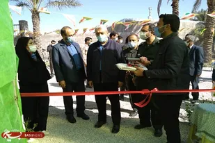 افتتاح گلخانه یاس سفید با همکاری صندوق قرض الحسنه امام حسین (ع) بسیج