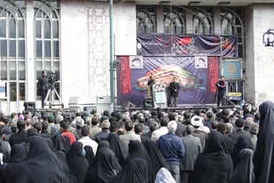 تجمع بزرگ عزاداران اربعین حسینی در همدان