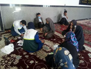 از استقرار تیم بسیج جامعه پزشکی در بوستان موعودزرند  خبرداد