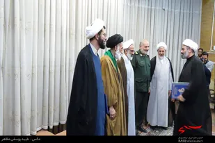آیین تکریم و معارفه مسئول دفتر نمایندگی ولی&zwnj;فقیه در سپاه انصارالحسین(ع) همدان