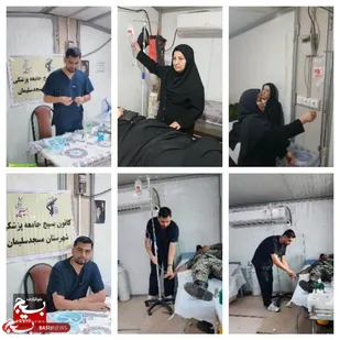 اعزام دومین گروه جهادی بسیج جامعه پزشکی مسجدسلیمان به مرز شلمچه برای خدمت&zwnj;رسانی به زائران اربعین