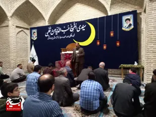 ضیافت افطاری ساده در مسجد جامع شهرکرد