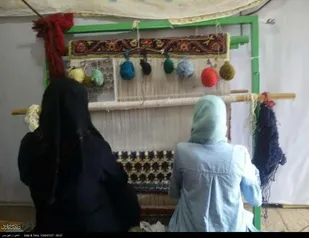 اشتغال ۱۰۰ بانوی روستایی در حوزه قالی بافی