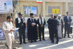 برگزاری یادواره شهدای دانش آموز در شهرستان هیرمند