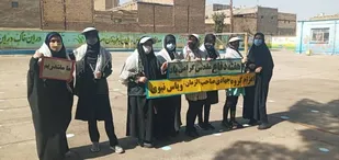 اعزام اردوی جهادی خواهران بسیجی به مدارس قرچک