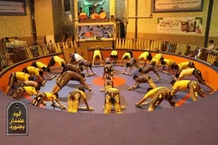 گرامیداشت هفته فرهنگ پهلوانی و ورزش زورخانه ای
