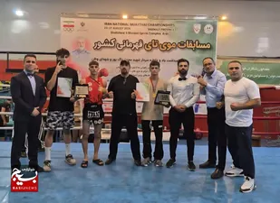 دانش&zwnj;آموز باغملکی در مسابقات انتخابی و قهرمانی تیم ملی بزرگسالان موی&zwnj;تای کشور مدال طلا کسب کرد