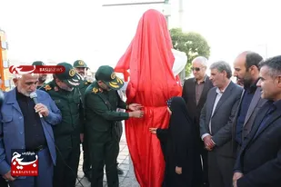 رونمایی از سردیس سپهبد شهید &laquo;علی شادمانی&raquo; در همدان+تصاویر