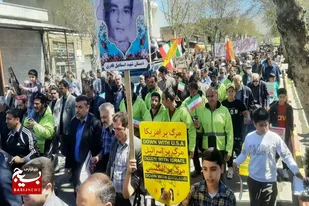راهپیمایی روز جهانی قدس در شهرستان اسدآباد
