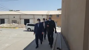 بازدید شریعتی و سرهنگ حاجتی از انبار گمرک&zwnj;