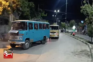 اعزام بسیجیان شهرستان فامنین به مراسم تشییع پیکر رهبر شهید
