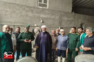 بازدید فرمانده سپاه ناحیه تویسرکان از مواکب شهرستان