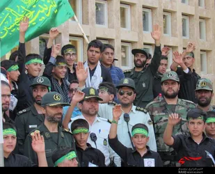 گل گذاری و غبار روبی گلزار شهدای گلپایگان+ تصاویر