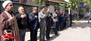 مراسم عزاداری و دسته&zwnj;روی مردم الشتر به مناسبت سالروز شهادت امام جعفر صادق (ع)+عکس و فیلم