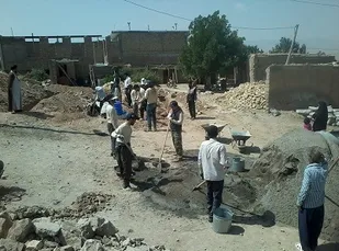 امدادرسانی گروه&zwnj;های جهادی در مناطق محروم شهر فیروزان