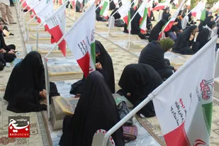 اعزام دانشجویان خواهر دانشگاه های آزاد ایذه و باغ&zwnj;ملک به اردوی راهیان نور