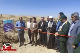 کانال آب&zwnj;بر کشاورزی سراب داود با همت جهادگران افتتاح شد