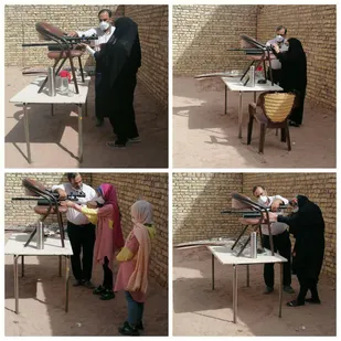 مسابقه تیراندازی و دارت در پایگاه بسیج حضرت معصومه(س) برگزار شد