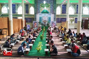 برگزاری محفل انس با قرآن در شهر دمق